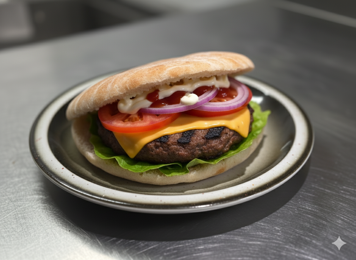 Hamburger Tasche Brot